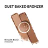 DIBS Beauty Duet Baked Bronzer - Bronzer & Marble Glow Shimmer Self Tan Bronzing Highlighter Palette