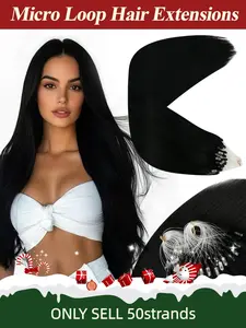 Invisible Micro Nano Bead Hair Extensions, Thin Ring Hair Clips, Real Human Hair Extensions, Thick Invisible Pearl Rings