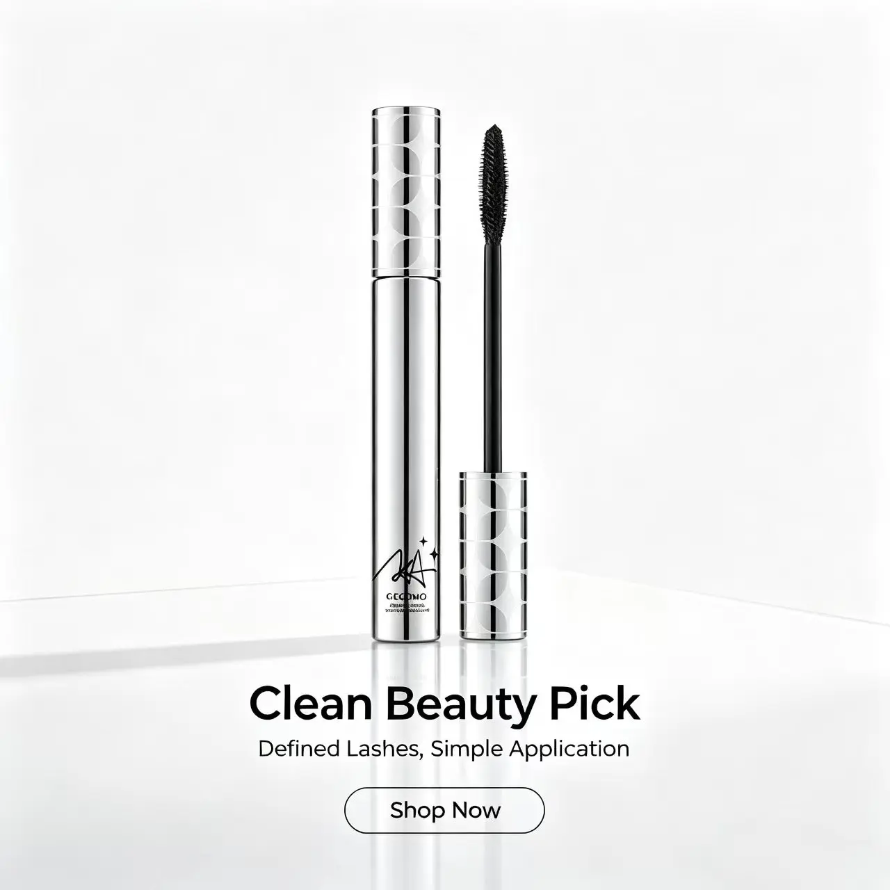 Cecilia Long-Lasting Definition Mascara for Separated Not Clumped Lashes Even Coating Natural Bold Look No Spidery Lashes Smooth Application Flawless Makeup Cosmetic