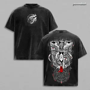 Edward Elric Gate of Truth Shirt – Fullmetal Alchemist Oversized Washed Heavyweight Cotton Tee