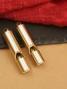 Brass Whistle, Loud Sound, Referee Vintage Outdoor Survival Whistle Keychain Children's Life-Saving Whistle Pendant Camping Training