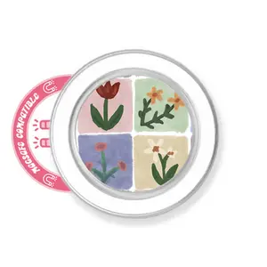 abbyrose Secret Garden Phone Grip with magnet Clear