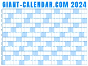 Giant Calendar Organize planner to do list