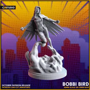 Mockingbird 40mm Scale Miniature | Crisis Protocol Proxy | C27
