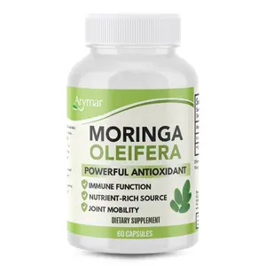 Arymar Moringa Oleifera 630mg - 60 Capsules - Antioxidant-Rich Supplement for Overall Wellness