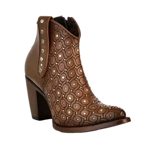 CUADRA WOMENS CRYSTALIZED WESTERN BOOTIES