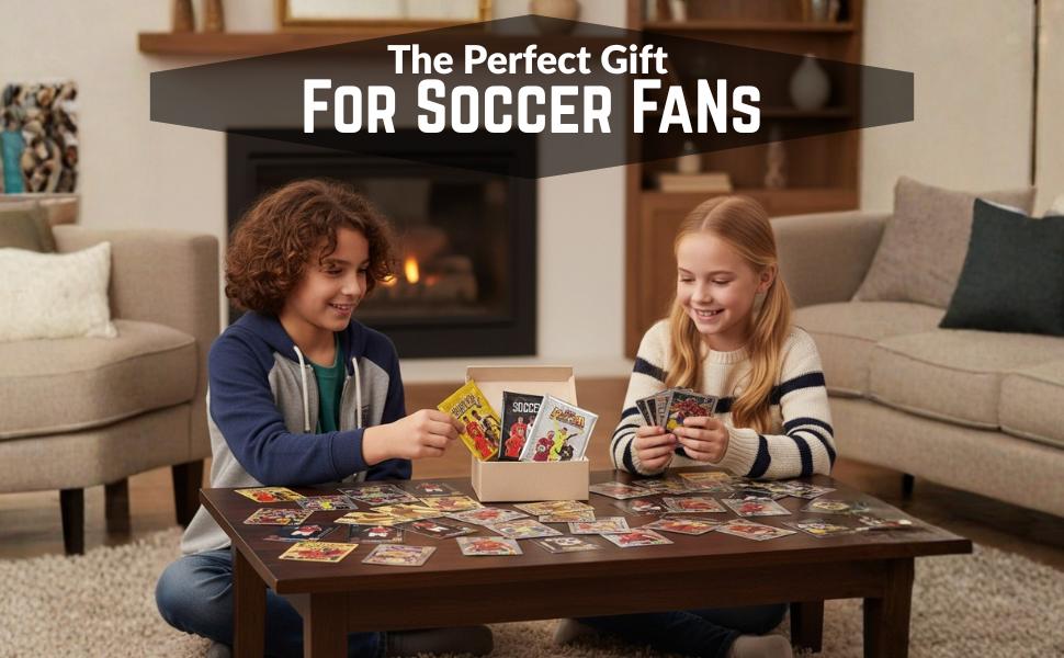 2026–27 Soccer Cards – 33 Unique Soccer Player Trading Cards |   3 Mystery Packs (Black, Gold & Silver) |   Different Cards in Each Pack |   Ideal for Football Fans & Collectors – Not Original