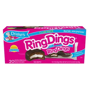 Drake's Ring Dings, Snacks, 20 ct./12.19 oz.