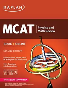 USED-Kaplan MCAT Physics and Math Review: Book + Online (Kaplan Test Prep) by Kaplan (Paperback)