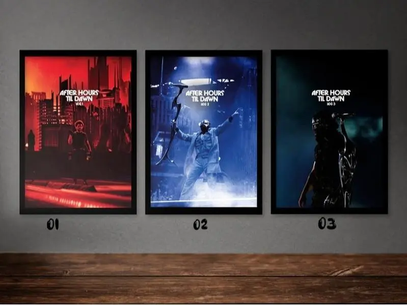 After Hours Til Dawn Tour Posters