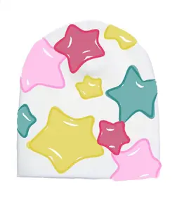 BubbleGum “BubbleStars” Beanie (White)
