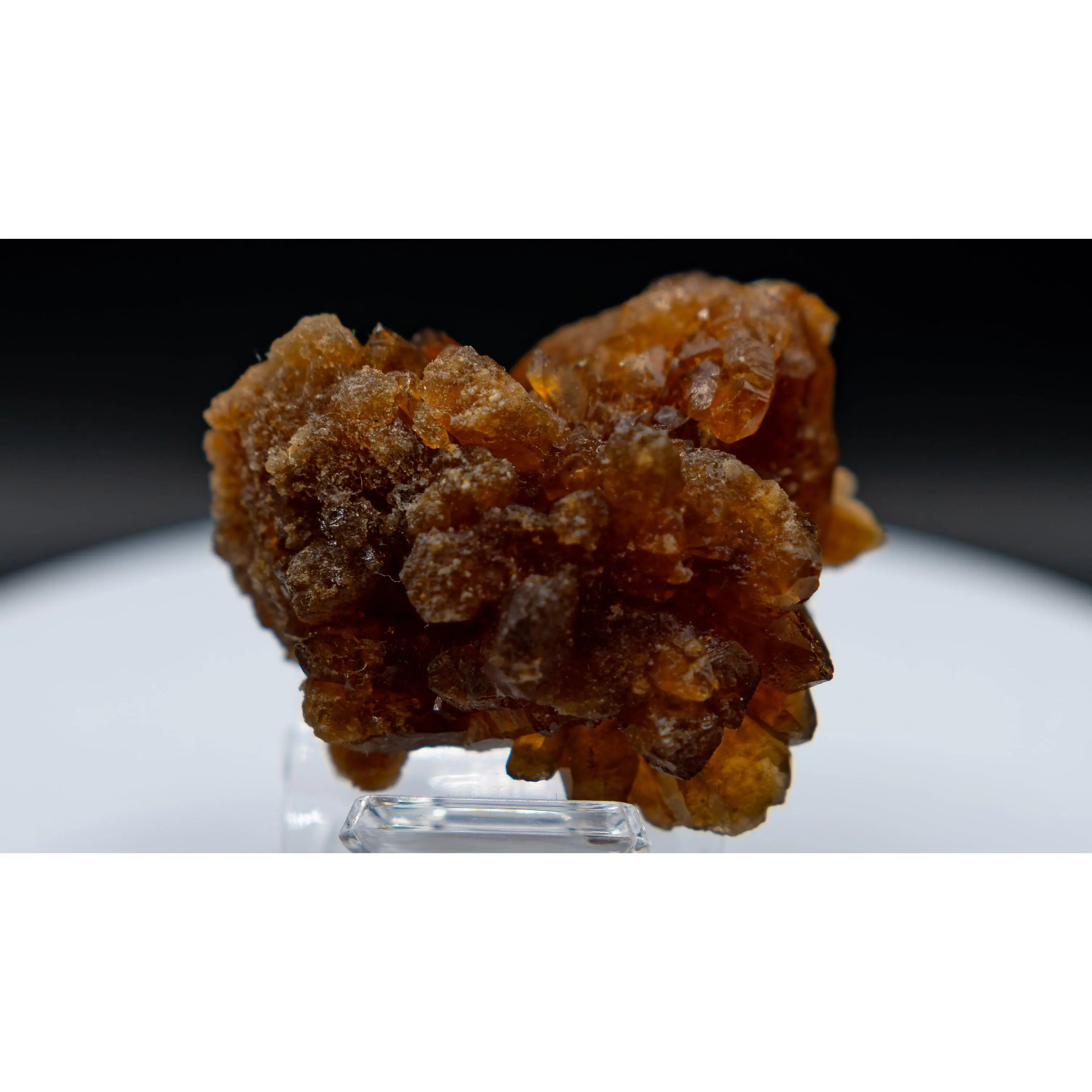 Red Quartz (Heat-Treated Citrine) Cluster – Miniature/Thumbnail