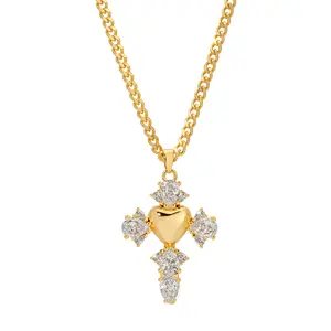 Havana Cross Necklace