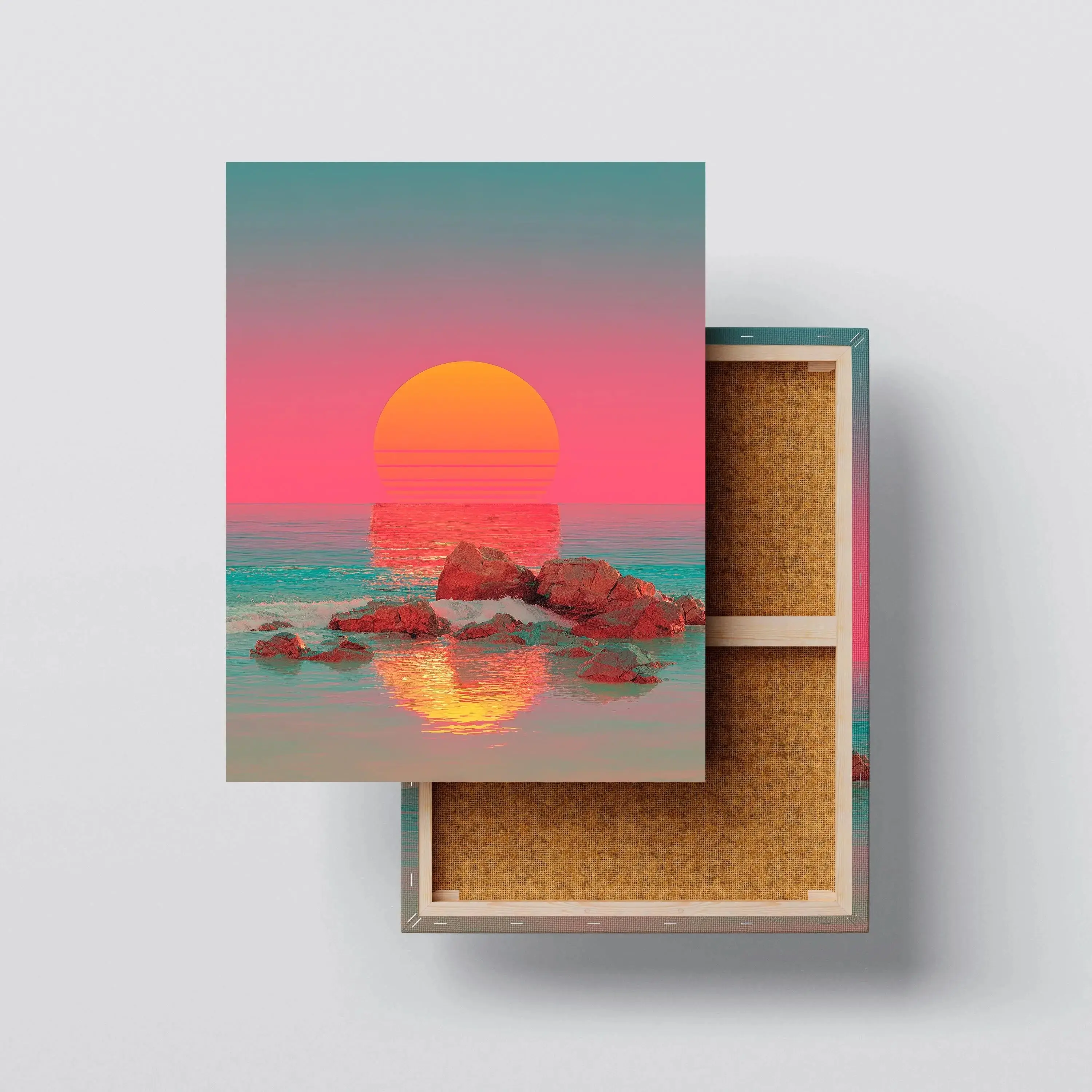 Ocean Glow – Sunset Wall Art Canvas