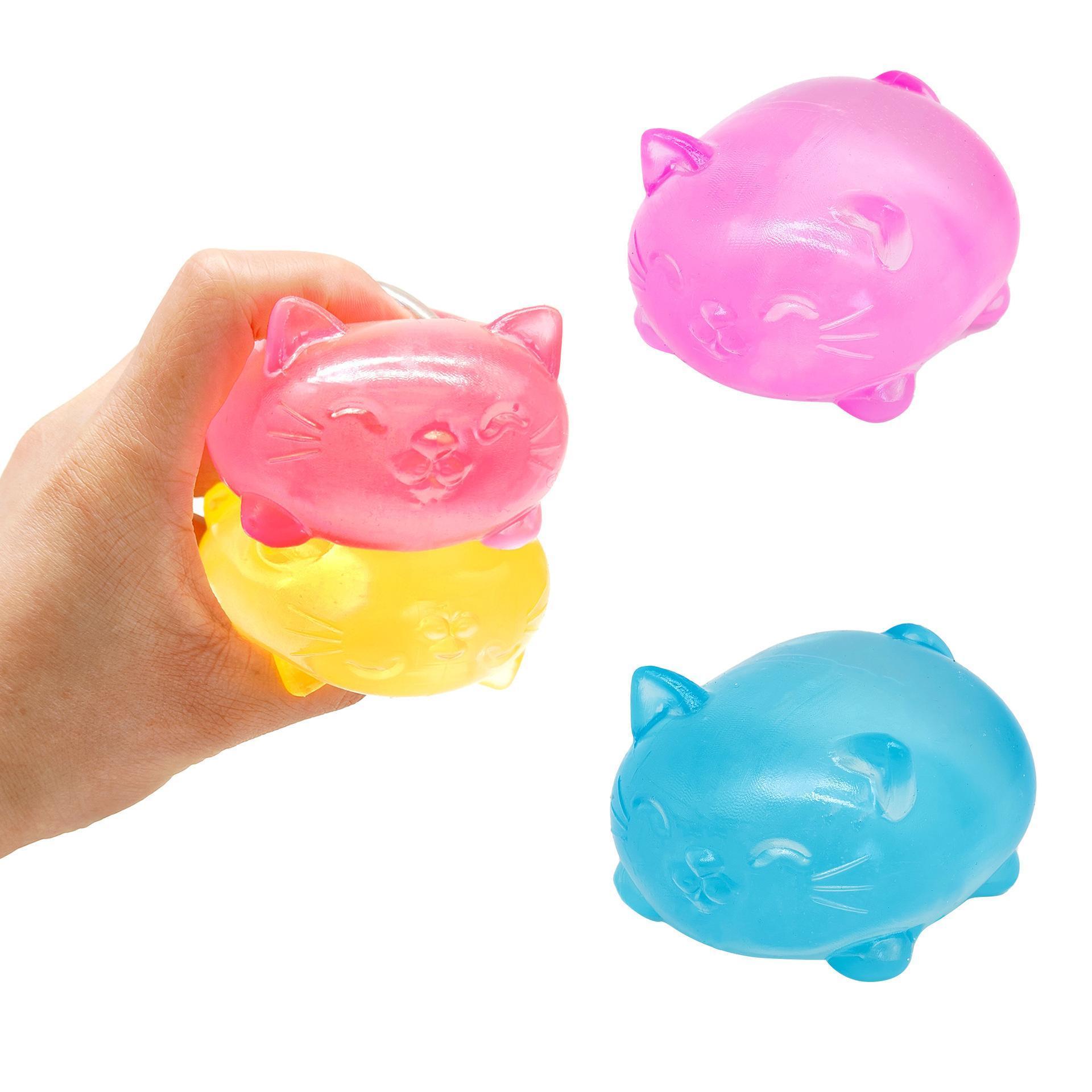 Fidget Toys Squishy,Cute Bear Squeeze Ball,Stress Balls for Stress Relief,Pull Stretch Classroom Prize Party Favors Toys for Kids #YYC