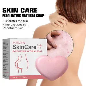 Exfoliating Body Soap – Clear Acne, Smooth Skin ExfoliatingSoap BodyAcneTreatment FadeDarkSpots DeepCleansing SmoothSkin SalicylicAcidSoap AntiBlemish KeratosisPilaris GlowingSkin