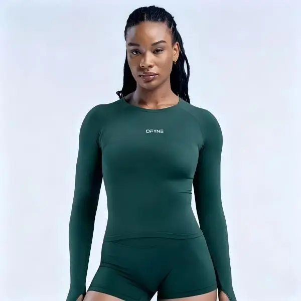 DFYNE Defy Long Sleeve Top[Not Set] - Seamless shaping design, hip-lifting design, women's sportswear, suitable for yoga, fitness, cycling, hiking, running, sports, outdoor leisure and other occasions