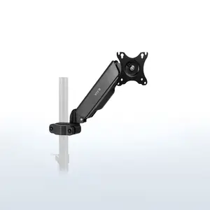 Pole Mount Single Pneumatic Arm - 17" to 32" Screens