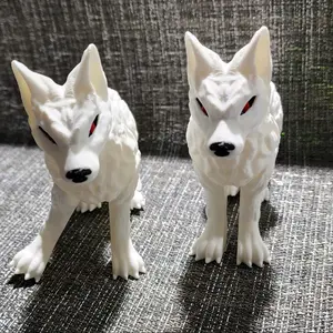 3d printed Articulated  wolf
