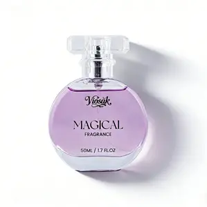 VIOSAK Luxurious Perfume, 50ml Single Item Unisex Eau De Parfum, Charming Floral Scented Fragrance with Spicy Pink Pepper, Raspberry, Woody & Amber Notes, Long-Lasting, Viral TikTok Pick, Spring Glow-Up Gift for Him & Her perfect set
