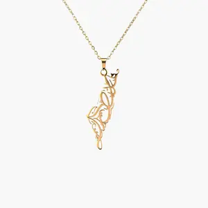 Palestine Calligraphy Necklace