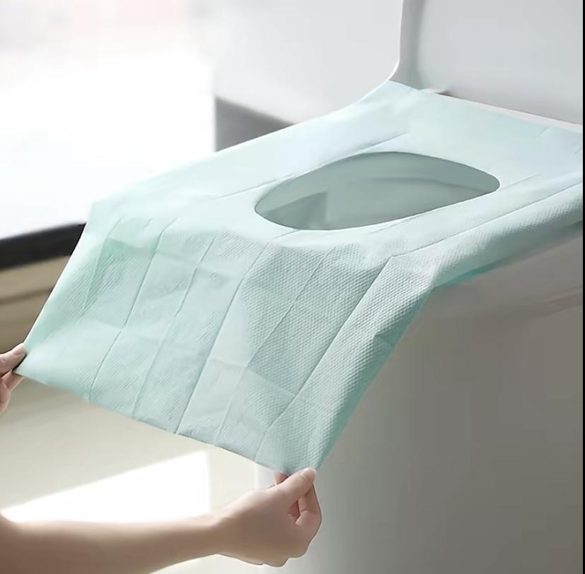 Disposable Toilet Seat Covers (10/20/30-Pack), 16x24in Waterproof Portable Non-Slip Individually Wrapped Bathroom Hygiene Essentials Disposable Toilet Seat Covers (10/20/30-Pack), 16x24in Waterproof Portable Non-Slip Individually Wrapped Bathroom Hygiene Essentials