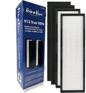 2-Pack PrimaPure H13 True HEPA Filter Replacement for GermGuardian FLT4825 Air Purifier AC4825, AC4825E, AC4850PT, AC4900CA, CDAP4500BCA, CDAP4500WCA, PureGuardian AP2200CA, Black & Decker BXAP148
