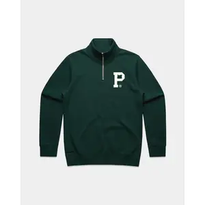 Essential "P" Quarter Zip - Pine Green