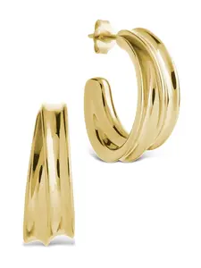 Kassidy Double Curve Bold Hoops