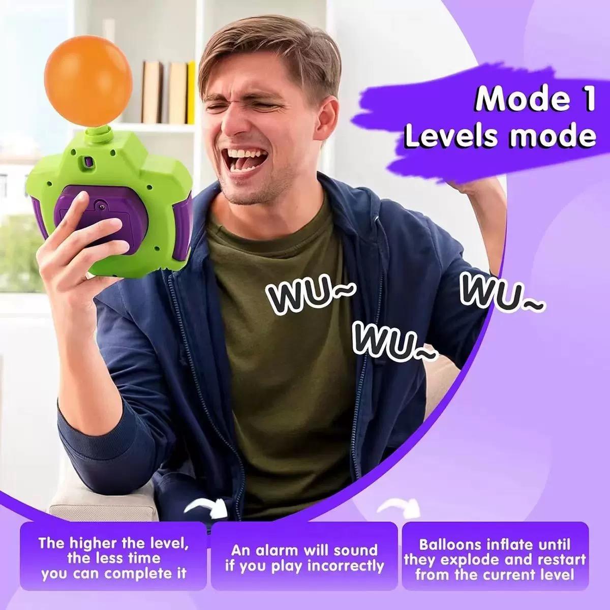 New balloon pop speed push game, Rechargeable Whack a mole stress relief toy, Educational toy for kids