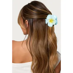 Hibiscus Flower Claw Clip