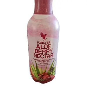 Forever Aloe Berry Nectar Juice Beverage - No Added Preservatives, 100% Fruit Juice