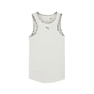 PUMA Womens Hypernatural Crew Neck Tank  Casual - Off White
