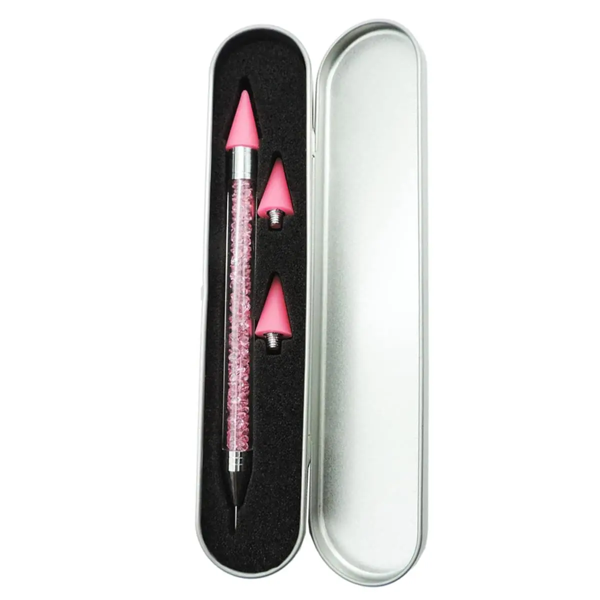 Rhinestone Picker Dotting Pen, Nail Dotting Tool Double Head Wax Pen, Rhinestone Pickup Tool for DIY Nail Art