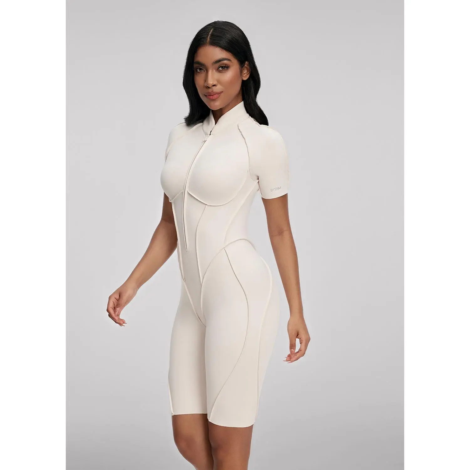Closed-Back Shorts Catsuit | Catline Collection | Womenswear