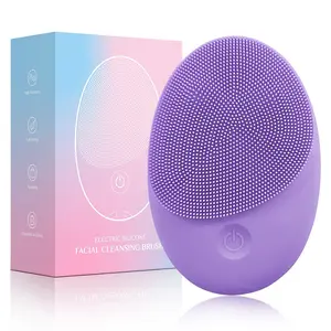 ✨ Silicone Electric Facial Cleansing Brush | Deep Pore Cleansing, Exfoliating & Massaging | Waterproof & Portable, Perfect for Travel | Long-Lasting Battery Life (Battery-Operated)