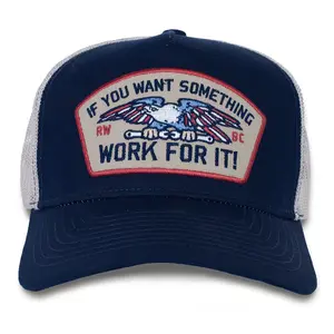 Red, White, and Blue Collar - Work For It Hat