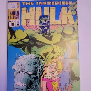 The Incredible Hulk Annual #20, Comic Book, Graphic Novel for Comic Book Enthusiasts