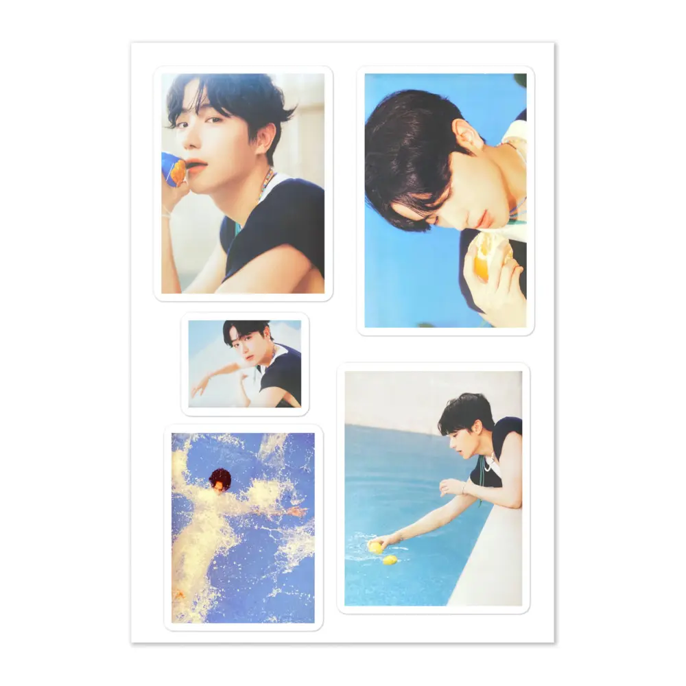 Hyunjae Thrill Ride Sticker Sheet | K-Pop Collectible Stickers