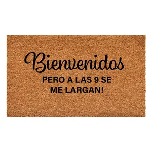 Bienvenidos pero alas 9 se largan Doormat