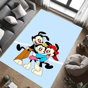 Animaniacs (7) Stylish and creative printed pattern doormat for hallways, bathrooms, and entryways.  Home decor for living rooms, bedrooms, and bedside areas.  Suitable as Halloween, Christmas,