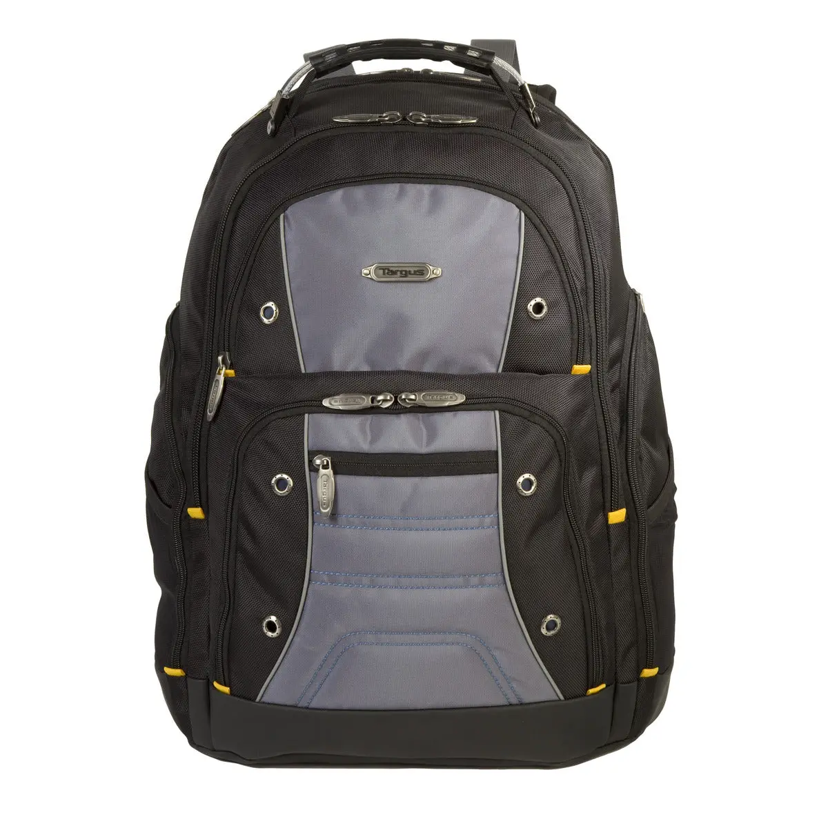 Drifter II Rugged Laptop Bags, Heavy-Duty Backpack for 17-Inch Laptops with Padded Compartment and Built-in Storage, Black/Gray