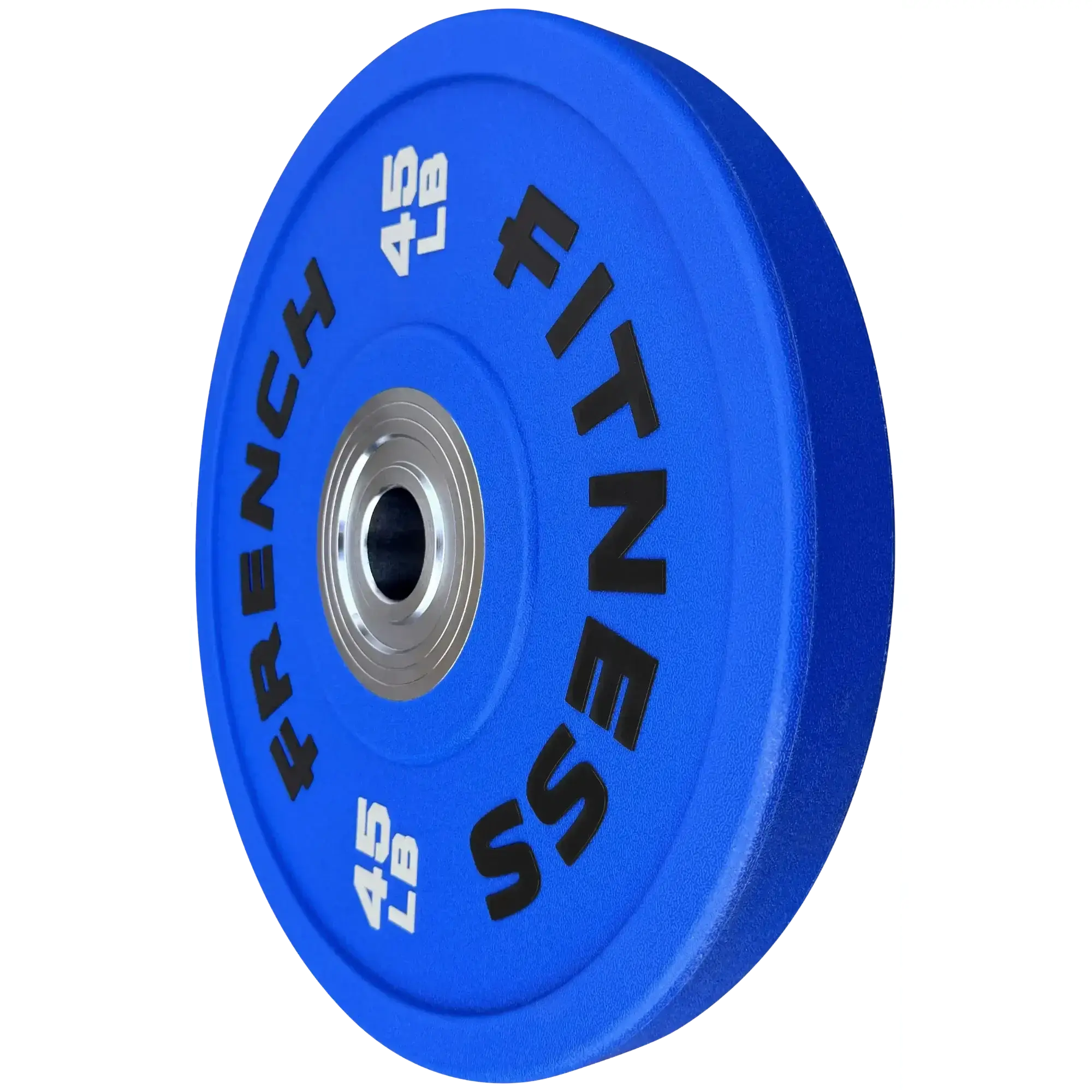 French Fitness Competition-Grade 45 lb Blue Urethane Bumper Weight Plate (New), Weight Plates