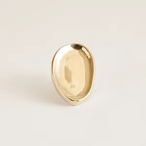 Sculptural Pebble Ring - Long