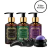 Pjordo-3 Pack Massage Oil for Relaxation -100% Natural & Organic Ingredients - Body Care & Skin Care