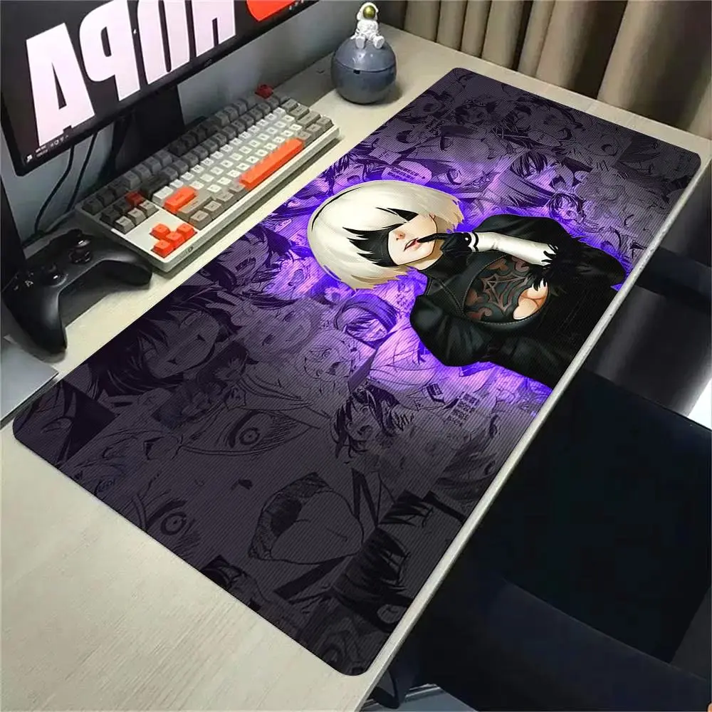 Game NieRAutomata Large Mouse Pad Gamer PC Desk Accessories 2B Mousepad Keyboard Desk Mats Office Rubber Anti-slip Mouse Mat