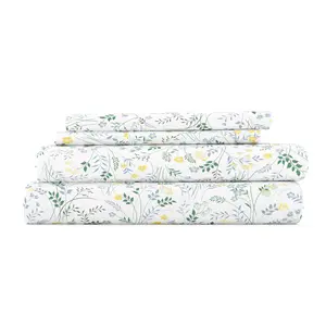 Wildflower Pattern 4-Piece Sheet Set Wildflower Pattern 4-Piece Sheet Set