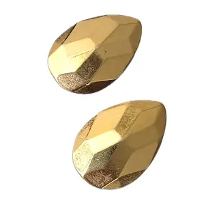 Vintage Avon Gold Teardrop Post Pierced Earrings