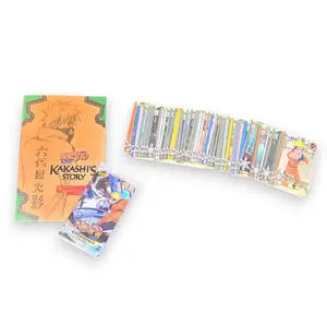 Naruto BundleTier 4 Wave 6 Pack & T1W1 - T2W3 Rares Set 001 - 075 & Kakashi's Story: Lightning in the Frozen Sky Novel Qty 1