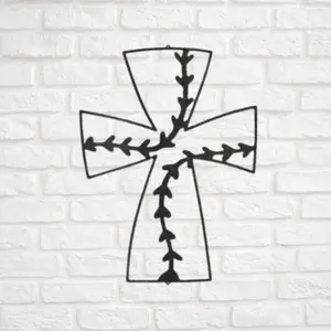 Faith In Baseball - Custom Metal Baseball Sign -  Playroom Sign, Gift for Baseball Player